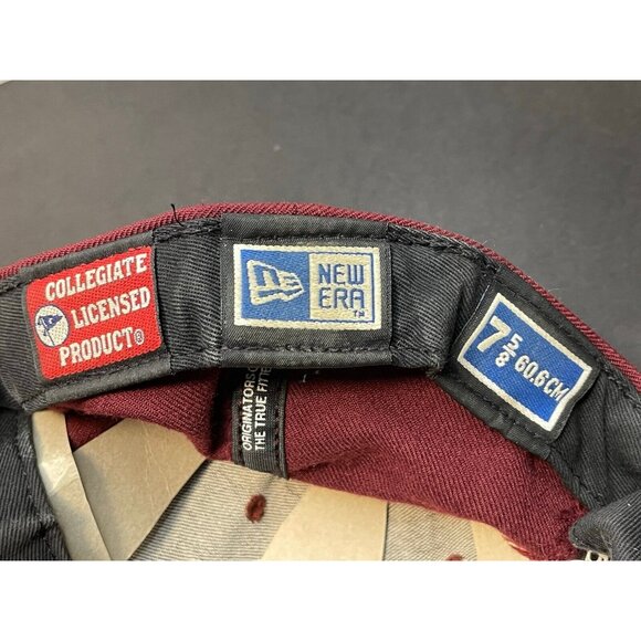 Arizona State Sun Devils New Era 59Fifty hat cap 7 5/8" wool red - Picture 5 of 9